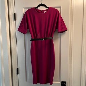Calvin Klein Multicolored Knee-Length Sheath Dress